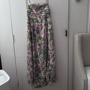 Abercrombie & Fitch Floral Maxi Dress - Purple and Green